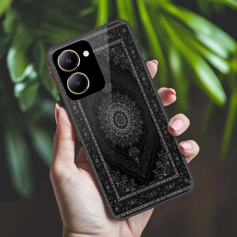 Vivo Y36 5G Cover - ONation Persian Rugs Series 2 - HQ Ultra Shine Premium Infinity Glass Soft Silicon Borders Case(Fast Delivery)(AH)