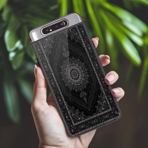 Samsung Galaxy A80 Cover - ONation Persian Rugs Series 2 - HQ Ultra Shine Premium Infinity Glass Soft Silicon Borders Case