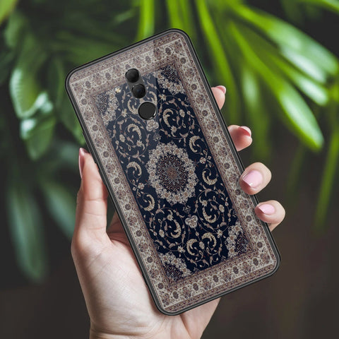 Huawei Mate 20 Lite Cover - ONation Persian Rugs Series 2 - HQ Ultra Shine Premium Infinity Glass Soft Silicon Borders Case