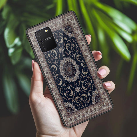 Samsung Galaxy A91 Cover - ONation Persian Rugs Series 2 - HQ Ultra Shine Premium Infinity Glass Soft Silicon Borders Case