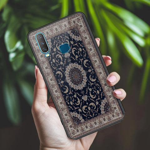 Vivo Y17 Cover - ONation Persian Rugs Series 2 - HQ Ultra Shine Premium Infinity Glass Soft Silicon Borders Case