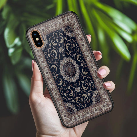 iPhone XS Max - ONation Persian Rugs Series 2 - HQ Ultra Shine Premium Infinity Glass Soft Silicon Borders Case