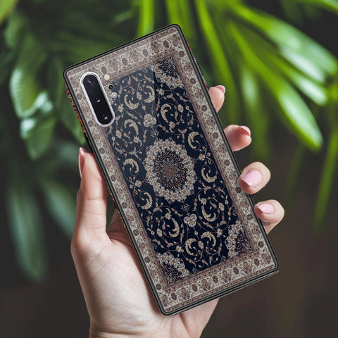 Samsung Galaxy Note 10 Plus Cover - ONation Persian Rugs Series 2 - HQ Ultra Shine Premium Infinity Glass Soft Silicon Borders Case