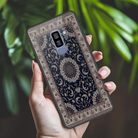 Samsung Galaxy S9 Plus Cover - ONation Persian Rugs Series 2 - HQ Ultra Shine Premium Infinity Glass Soft Silicon Borders Case