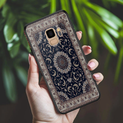 Samsung Galaxy S9 Cover - ONation Persian Rugs Series 2 - HQ Ultra Shine Premium Infinity Glass Soft Silicon Borders Case