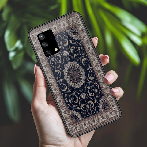 Oppo F19 Cover - ONation Persian Rugs Series 2 - HQ Ultra Shine Premium Infinity Glass Soft Silicon Borders Case