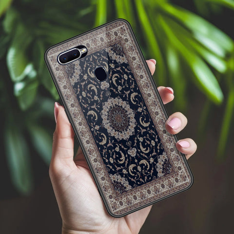 Oppo A7x Cover - ONation Persian Rugs Series 2 - HQ Ultra Shine Premium Infinity Glass Soft Silicon Borders Case