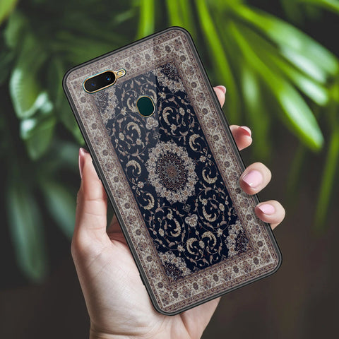 Oppo A5s Cover - ONation Persian Rugs Series 2 - HQ Ultra Shine Premium Infinity Glass Soft Silicon Borders Case