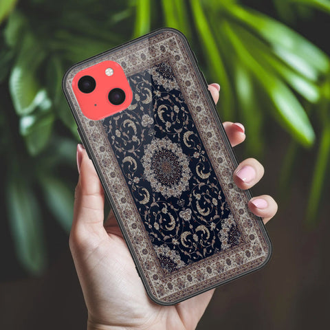iPhone 13 Mini Cover - ONation Persian Rugs Series 2 - HQ Ultra Shine Premium Infinity Glass Soft Silicon Borders Case
