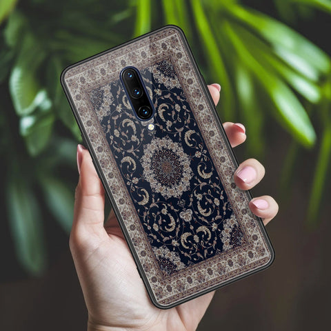 OnePlus 7 Pro Cover - ONation Persian Rugs Series 2 - HQ Ultra Shine Premium Infinity Glass Soft Silicon Borders Case