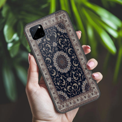 Realme C25Y Cover - ONation Persian Rugs Series 2 - HQ Ultra Shine Premium Infinity Glass Soft Silicon Borders Case