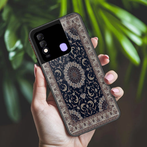 Tecno Spark 8 Cover - ONation Persian Rugs Series 2 - HQ Ultra Shine Premium Infinity Glass Soft Silicon Borders Case