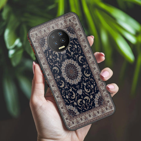 Infinix Note 7 Cover - ONation Persian Rugs Series 2 - HQ Ultra Shine Premium Infinity Glass Soft Silicon Borders Case