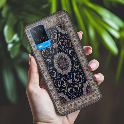 Oppo A54 4G Cover - ONation Persian Rugs Series 2 - HQ Ultra Shine Premium Infinity Glass Soft Silicon Borders Case