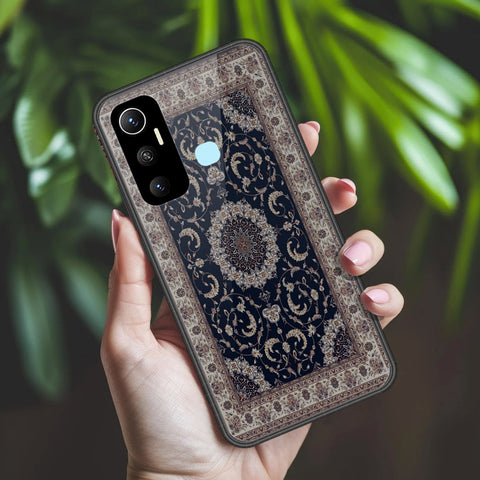 Infinix Hot 11 Cover - ONation Persian Rugs Series 2 - HQ Ultra Shine Premium Infinity Glass Soft Silicon Borders Case