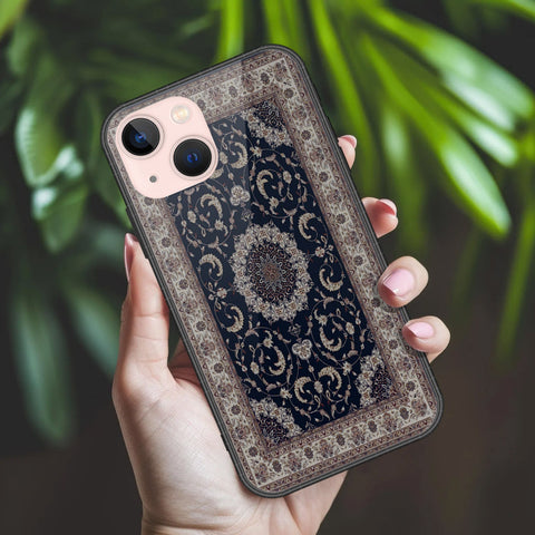 iPhone 14 Plus Cover - ONation Persian Rugs Series 2 - HQ Ultra Shine Premium Infinity Glass Soft Silicon Borders Case