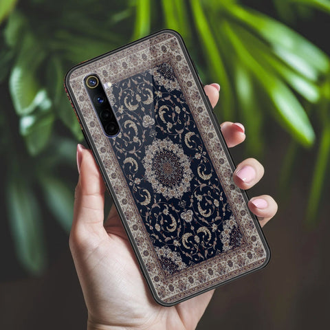 Realme 6 Cover - ONation Persian Rugs Series 2 - HQ Ultra Shine Premium Infinity Glass Soft Silicon Borders Case