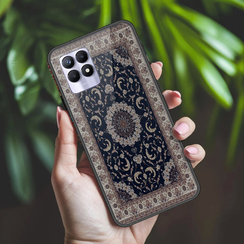 Realme 8i Cover - ONation Persian Rugs Series 2 - HQ Ultra Shine Premium Infinity Glass Soft Silicon Borders Case