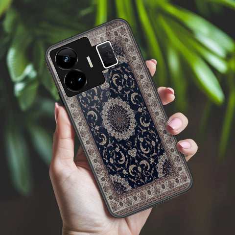 Realme GT3 Cover - ONation Persian Rugs Series 2 - HQ Ultra Shine Premium Infinity Glass Soft Silicon Borders Case