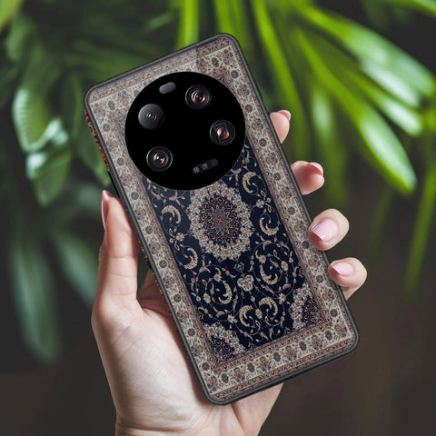 Xiaomi 13 Ultra Cover - ONation Persian Rugs Series 2 - HQ Ultra Shine Premium Infinity Glass Soft Silicon Borders Case