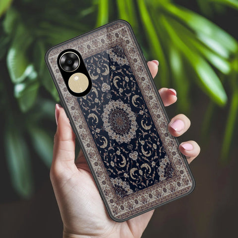 Oppo A17k Cover - ONation Persian Rugs Series 2 - HQ Ultra Shine Premium Infinity Glass Soft Silicon Borders Case