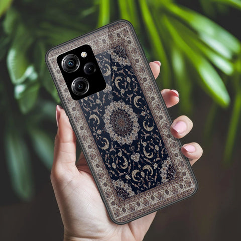 Xiaomi Poco X5 Pro Cover - ONation Persian Rugs Series 2 - HQ Ultra Shine Premium Infinity Glass Soft Silicon Borders Case