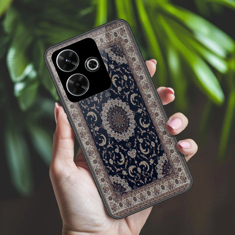 Xiaomi Redmi 13 Cover - ONation Persian Rugs Series 2 - HQ Ultra Shine Premium Infinity Glass Soft Silicon Borders Case