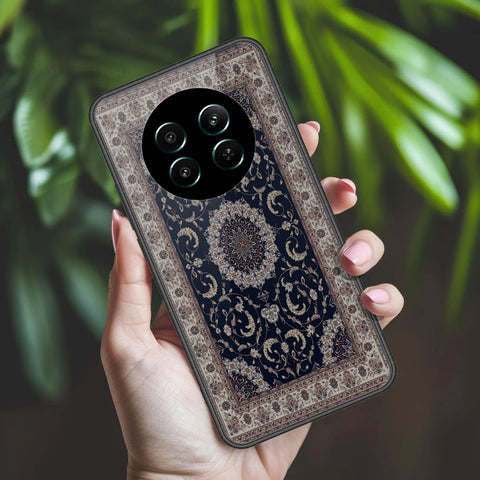 Realme 12 Plus Cover - ONation Persian Rugs Series 2 - HQ Ultra Shine Premium Infinity Glass Soft Silicon Borders Case