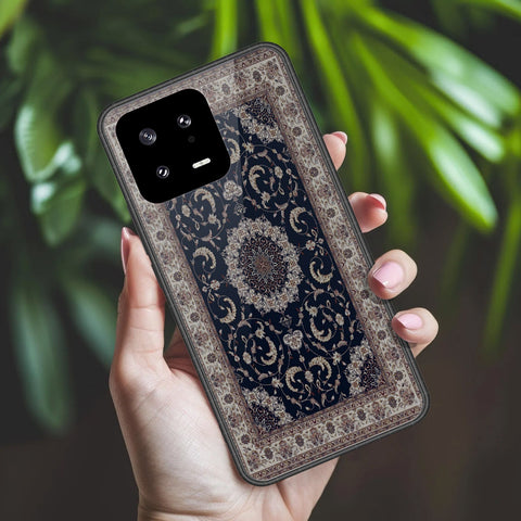 Xiaomi 13 Cover - ONation Persian Rugs Series 2 - HQ Ultra Shine Premium Infinity Glass Soft Silicon Borders Case