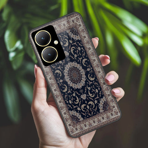 Vivo Y35 Plus Cover - ONation Persian Rugs Series 2 - HQ Ultra Shine Premium Infinity Glass Soft Silicon Borders Case