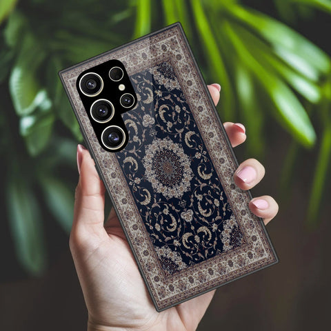 Samsung Galaxy S24 Ultra Cover - ONation Persian Rugs Series 2 - HQ Ultra Shine Premium Infinity Glass Soft Silicon Borders Case