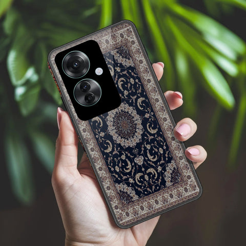 Oppo Reno 11F 5G Cover - ONation Persian Rugs Series 2 - HQ Ultra Shine Premium Infinity Glass Soft Silicon Borders Case