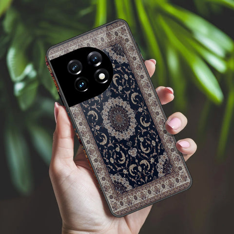 OnePlus Ace 2 Pro Cover - ONation Persian Rugs Series 2 - HQ Ultra Shine Premium Infinity Glass Soft Silicon Borders Case