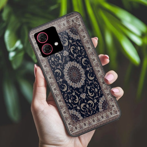 Motorola Moto G84 Cover - ONation Persian Rugs Series 2 - HQ Ultra Shine Premium Infinity Glass Soft Silicon Borders Case