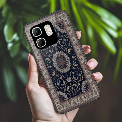 Infinix Smart 9 Cover - ONation Persian Rugs Series 2 - HQ Ultra Shine Premium Infinity Glass Soft Silicon Borders Case