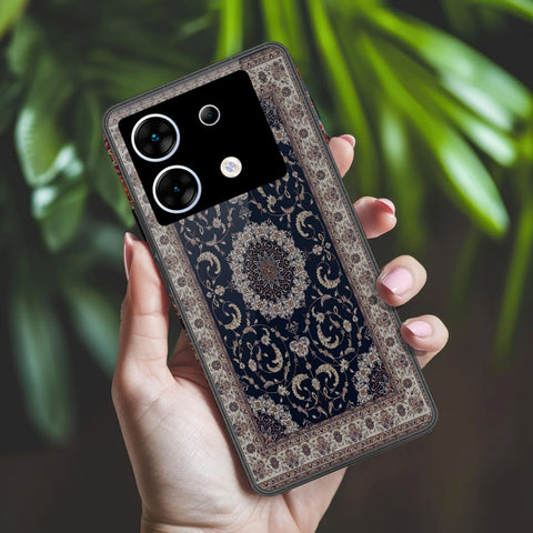 Infinix Zero 30 5G Cover - ONation Persian Rugs Series 2 - HQ Ultra Shine Premium Infinity Glass Soft Silicon Borders Case