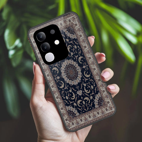 Vivo Y300t Cover - ONation Persian Rugs Series 2 - HQ Ultra Shine Premium Infinity Glass Soft Silicon Borders Case