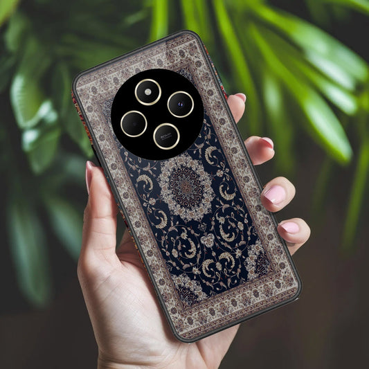 Xiaomi Poco C75 Cover - ONation Persian Rugs Series 2 - HQ Ultra Shine Premium Infinity Glass Soft Silicon Borders Case (Fast Delivery)