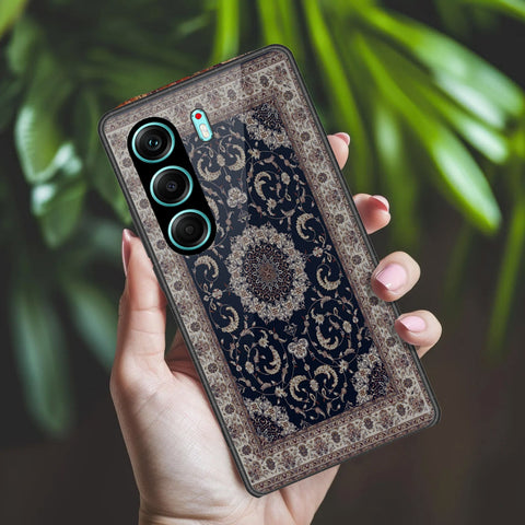 Tecno Camon 40 Pro 5G Cover - ONation Persian Rugs Series 2 - HQ Ultra Shine Premium Infinity Glass Soft Silicon Borders Case