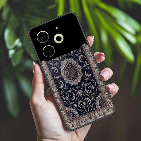 Tecno Pova 6 Cover - ONation Persian Rugs Series 2 - HQ Ultra Shine Premium Infinity Glass Soft Silicon Borders Case