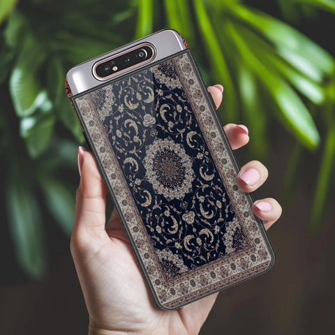 Samsung Galaxy A80 Cover - ONation Persian Rugs Series 2 - HQ Ultra Shine Premium Infinity Glass Soft Silicon Borders Case