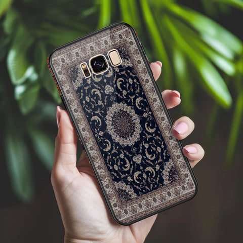 Samsung Galaxy S8 Plus Cover - ONation Persian Rugs Series 2 - HQ Ultra Shine Premium Infinity Glass Soft Silicon Borders Case