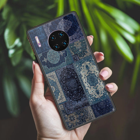 Huawei Mate 30 Pro Cover - ONation Persian Rugs Series 2 - HQ Ultra Shine Premium Infinity Glass Soft Silicon Borders Case