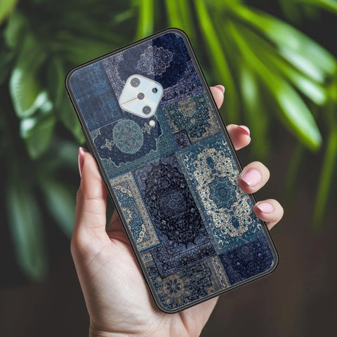 Vivo Y51 (2020 September) Cover - ONation Persian Rugs Series 2 - HQ Ultra Shine Premium Infinity Glass Soft Silicon Borders Case