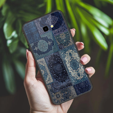 Samsung Galaxy J4 Plus Cover - ONation Persian Rugs Series 2 - HQ Ultra Shine Premium Infinity Glass Soft Silicon Borders Case