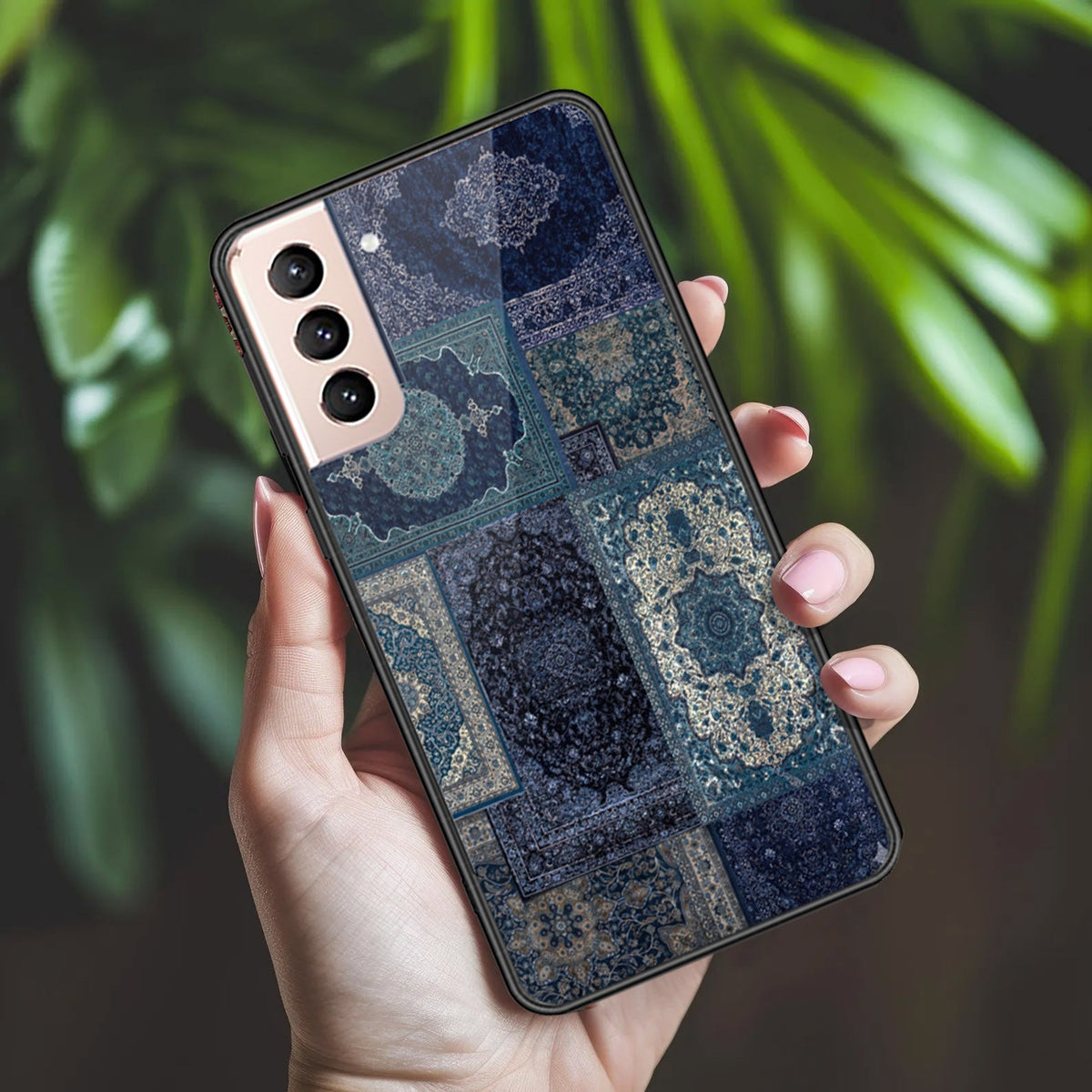 Samsung Galaxy S21 5G Cover - ONation Persian Rugs Series 2 - HQ Ultra Shine Premium Infinity Glass Soft Silicon Borders Case (Fast Delivery)