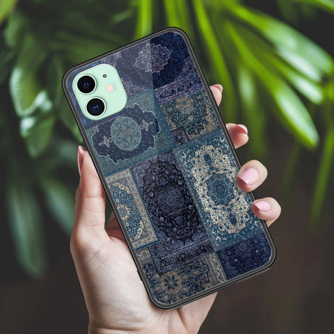 iPhone 11 - ONation Persian Rugs Series 2 - HQ Ultra Shine Premium Infinity Glass Soft Silicon Borders Case