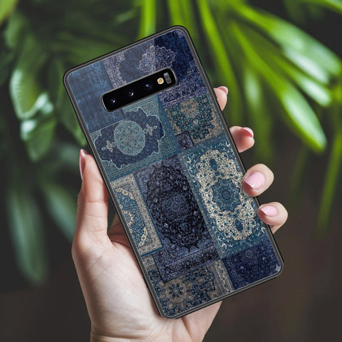 Samsung Galaxy S10 Plus Cover - ONation Persian Rugs Series 2 - HQ Ultra Shine Premium Infinity Glass Soft Silicon Borders Case