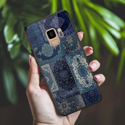 Samsung Galaxy S9 Cover - ONation Persian Rugs Series 2 - HQ Ultra Shine Premium Infinity Glass Soft Silicon Borders Case