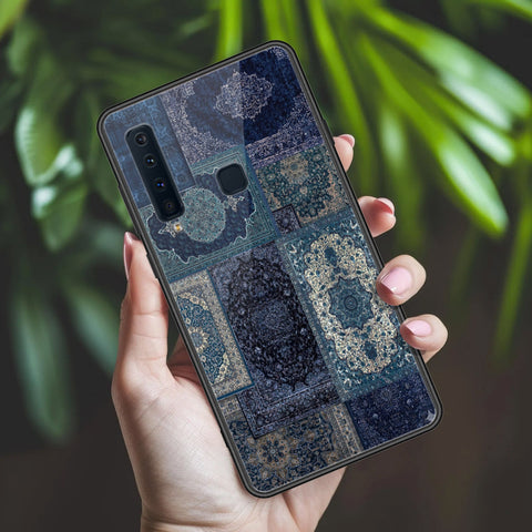 Samsung Galaxy A9 2018 Cover - ONation Persian Rugs Series 2 - HQ Ultra Shine Premium Infinity Glass Soft Silicon Borders Case
